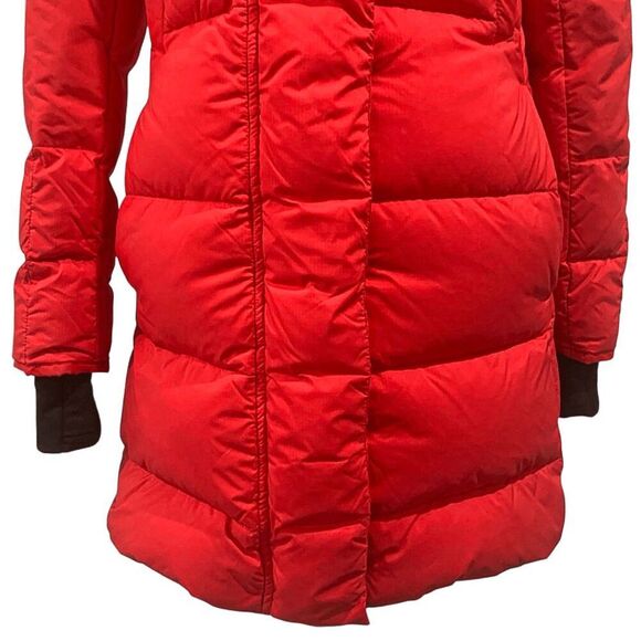 Canada Goose Allston Red Packable Hooded Puffer Jacket XS Mid Length Coat - Picture 6 of 13